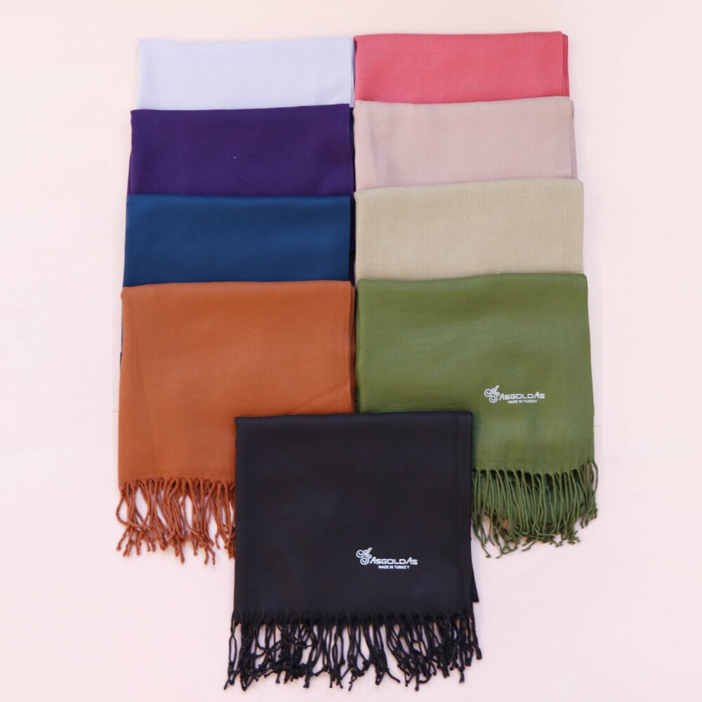 شال ساده کج راه