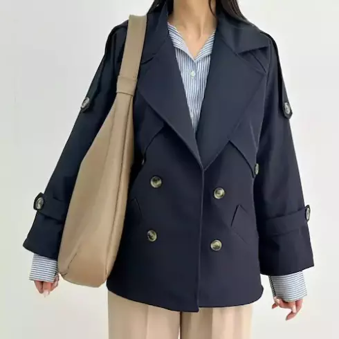 ترنچ کت زنانه کلاسیک 