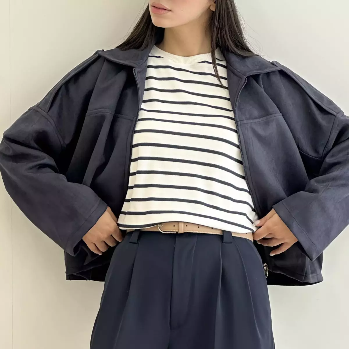 تیشرت باکسی راه راه 1004924