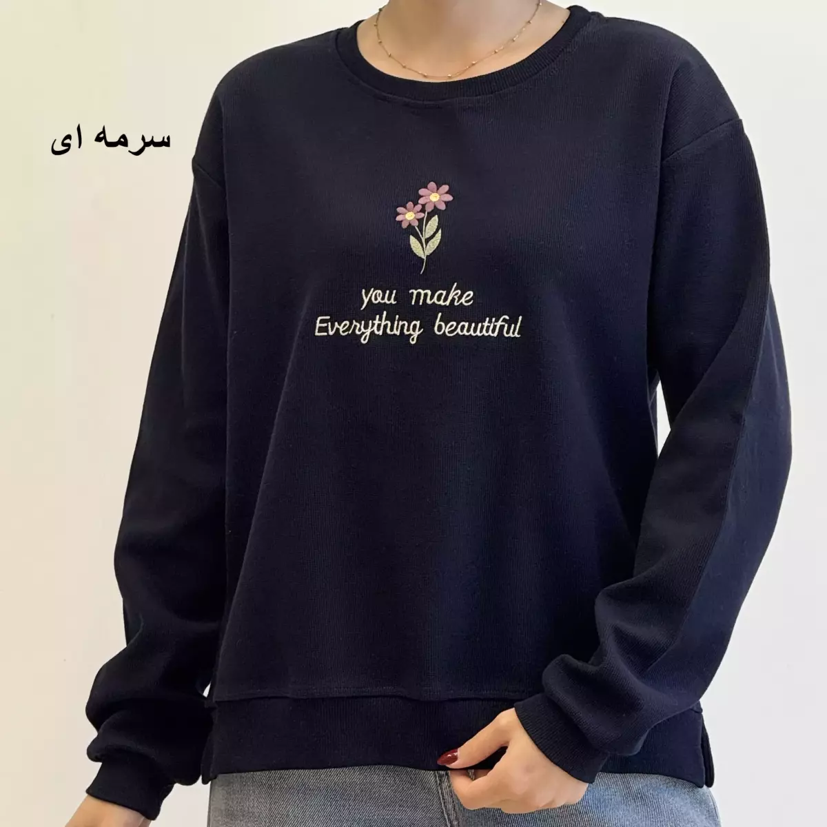 بلوز زنانه گل 1000042