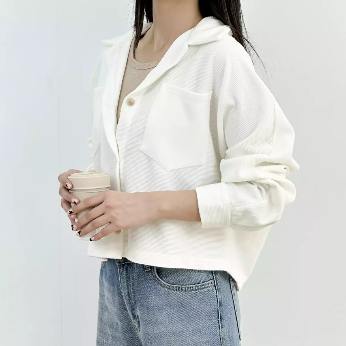 شومیز جیب دار 1007036