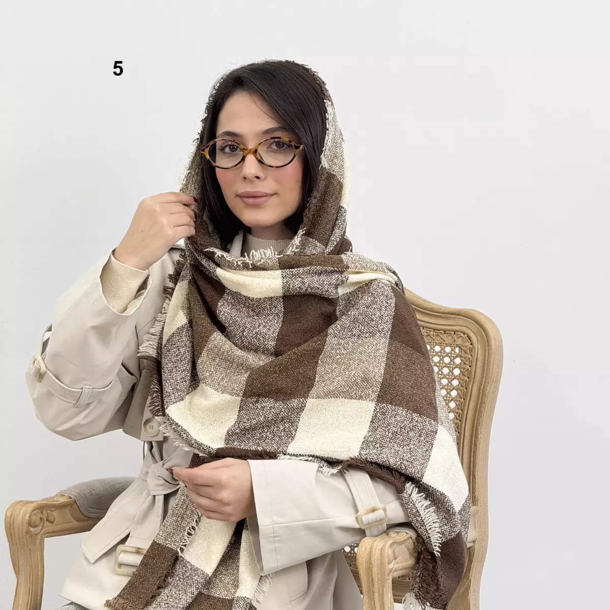 شال چهار خانه 1007095