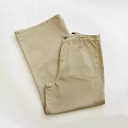 شلوار کتان واید لگ 1004870