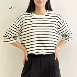 تیشرت باکسی راه راه 1004924