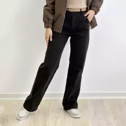 شلوار جین نیم بگ 1005085
