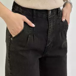 شلوار جین نیم بگ 1005085