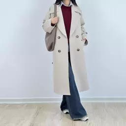 ترنچ کت بلند 1006011