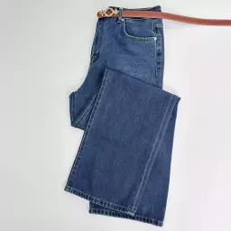 شلوار جین نیم بگ 1007067