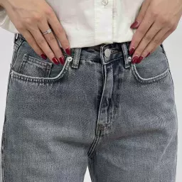 شلوار جین نیم بگ 1007110