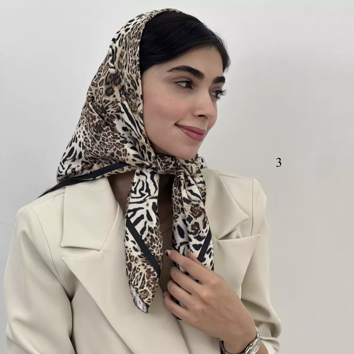 مینی اسکارف پلنگی 1007430