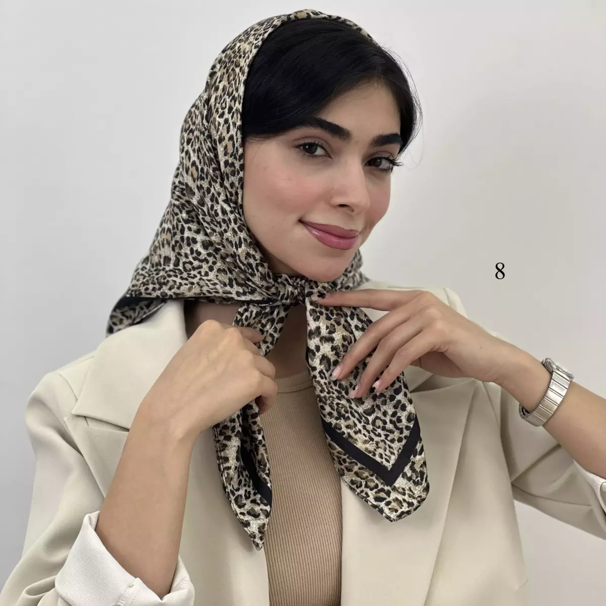 مینی اسکارف پلنگی 1007430