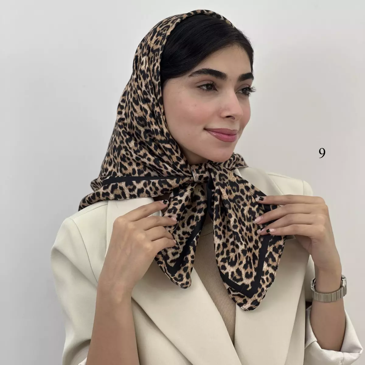 مینی اسکارف پلنگی 1007430