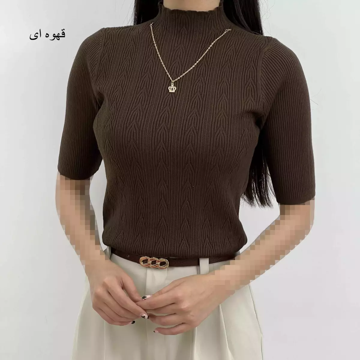 بلوز بافت طرحدار 1007427