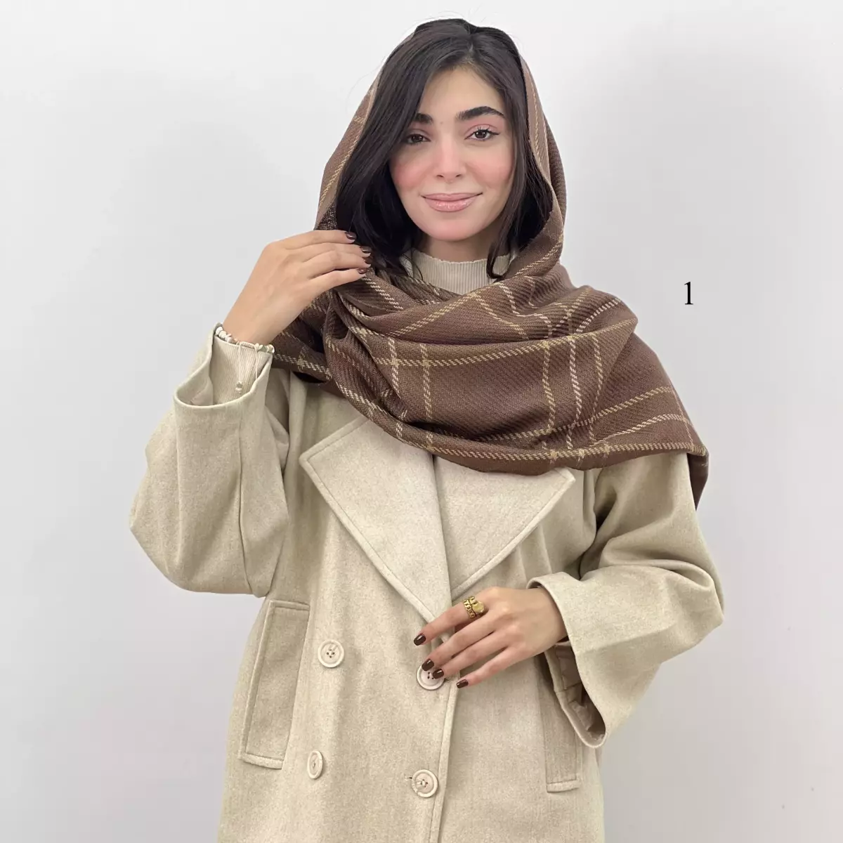 شال چهارخانه 1007450