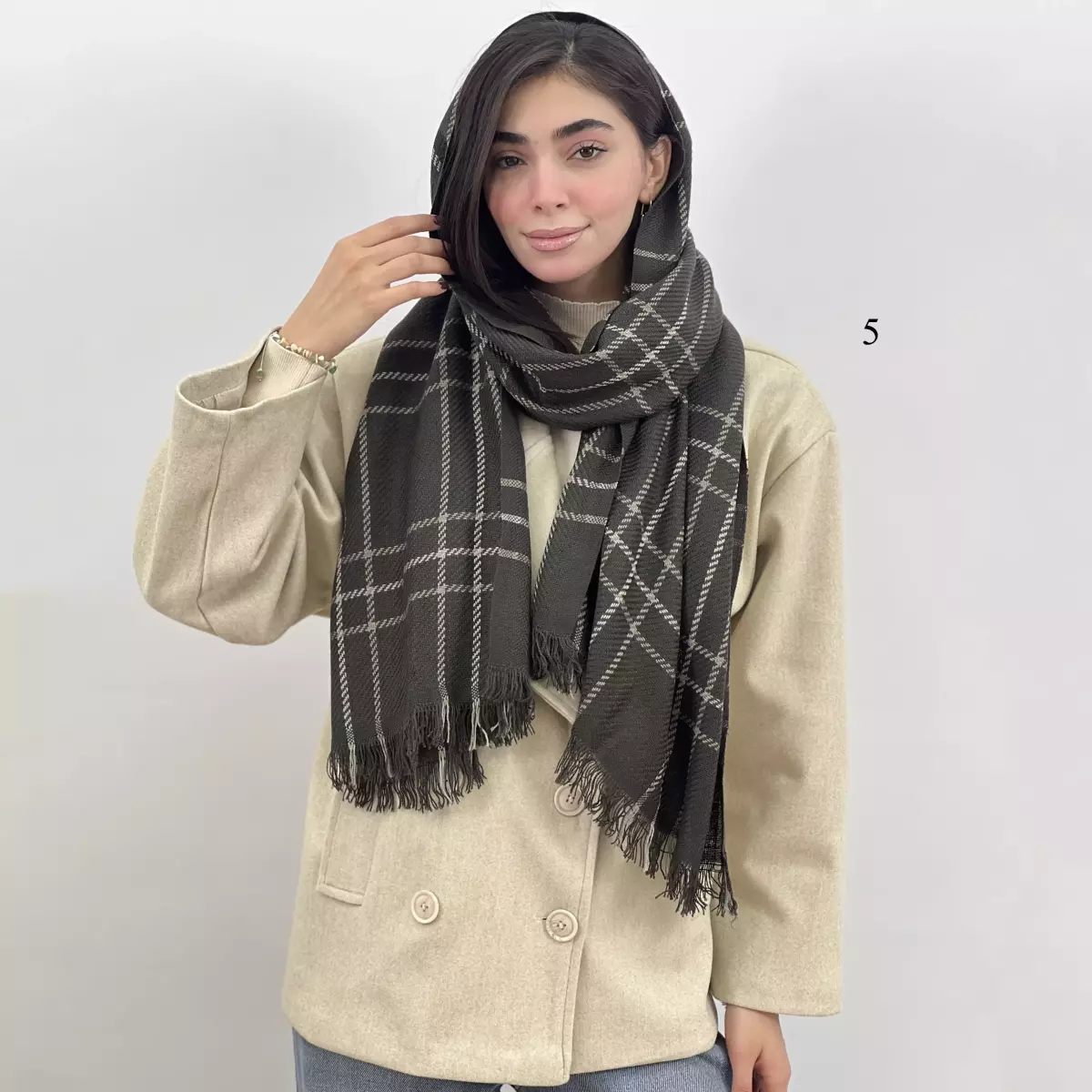 شال چهارخانه 1007450