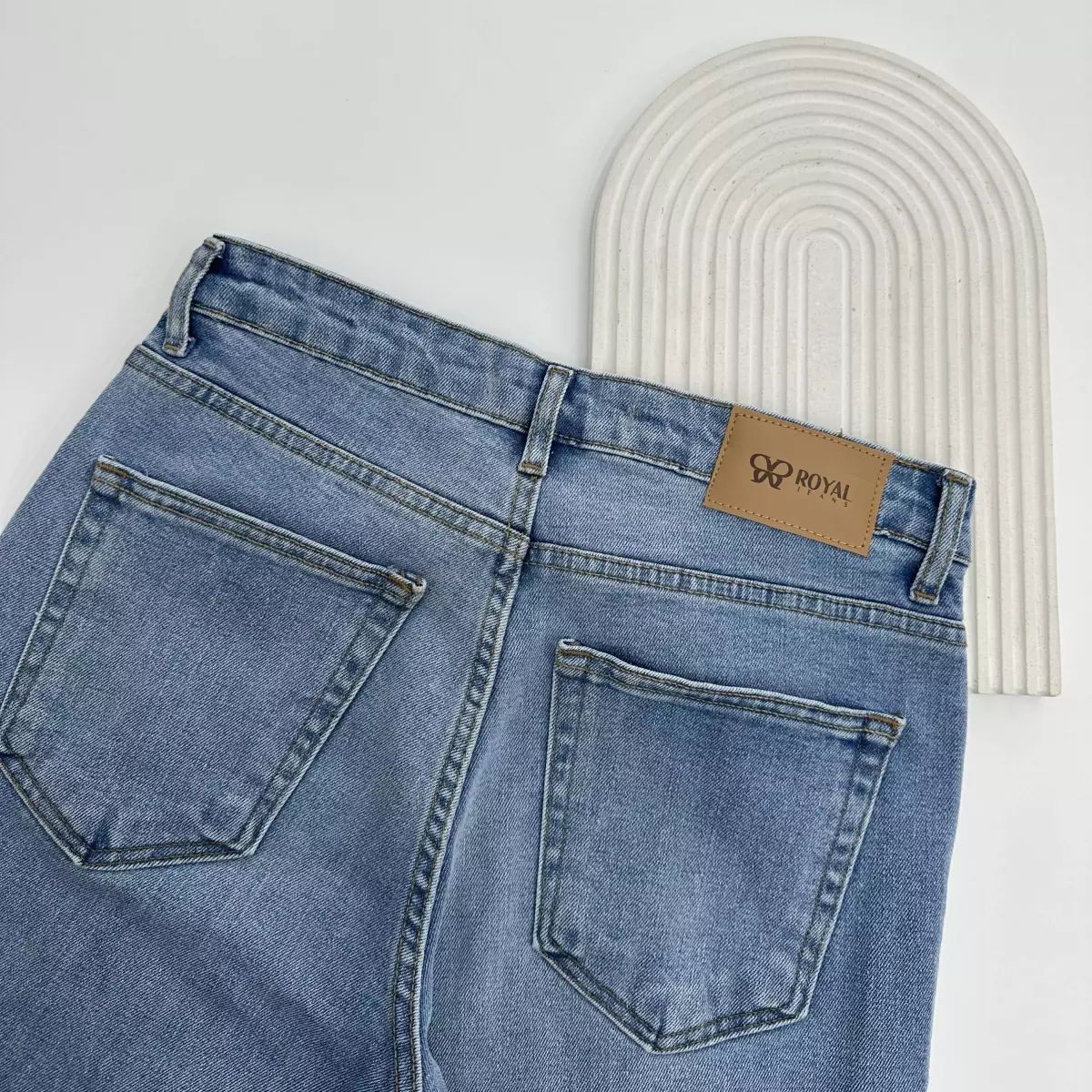 شلوار جین مام فیت 1007493