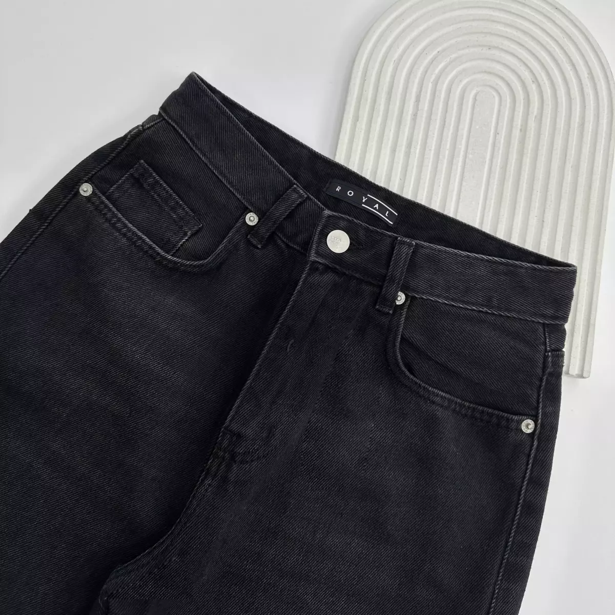 شلوار جین نیم بگ 1007505