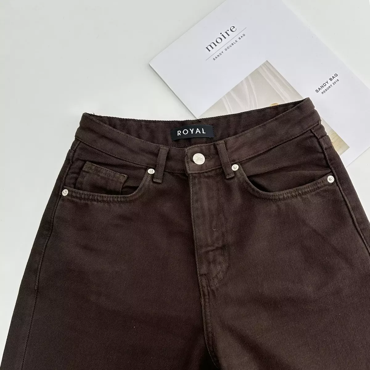 شلوار جین نیم بگ 1007521