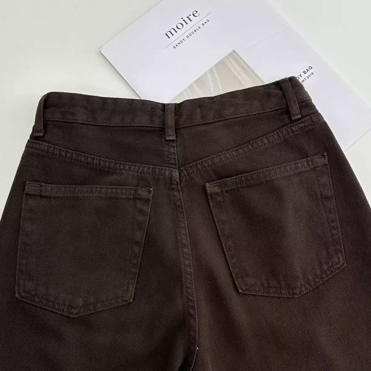 شلوار جین نیم بگ 1007521