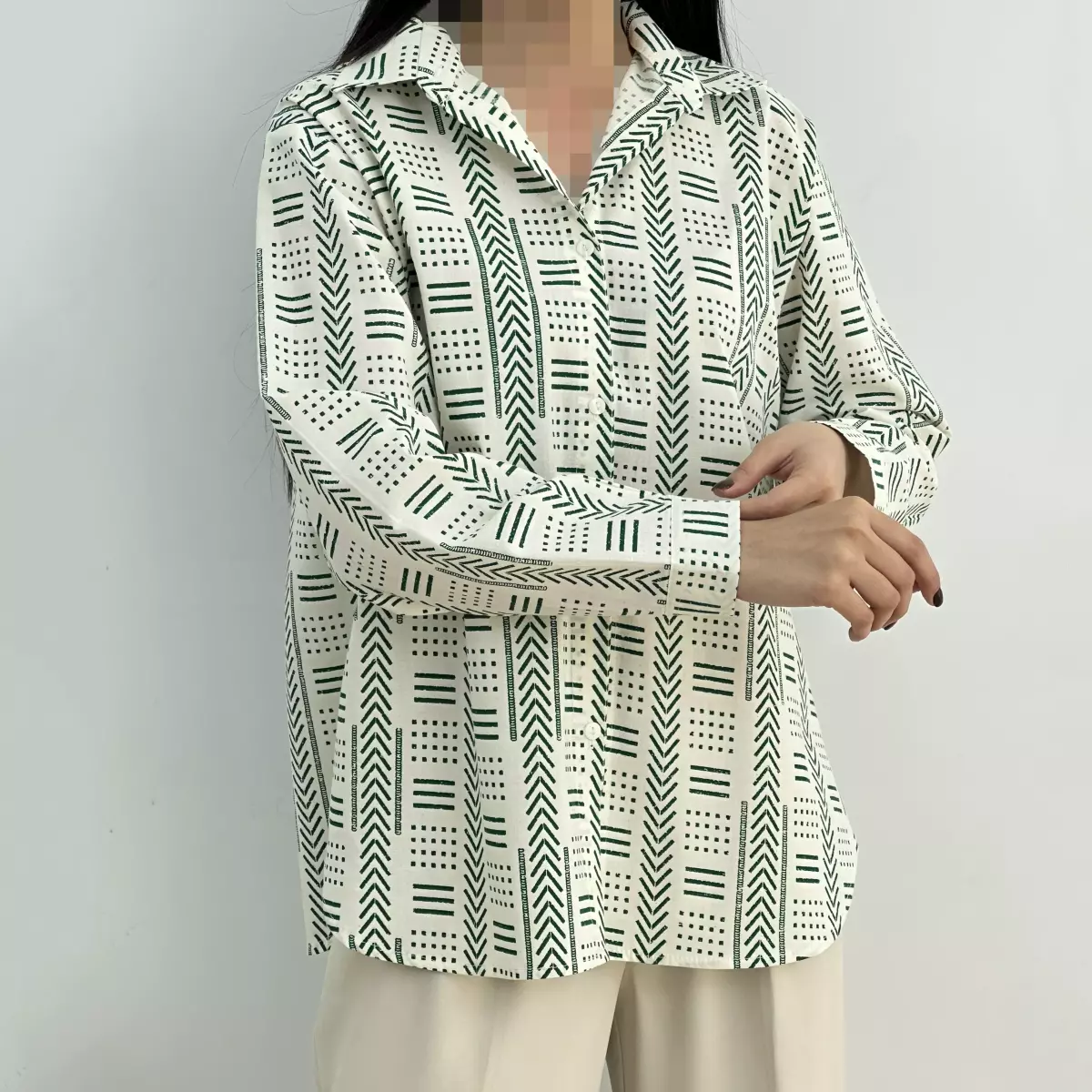 شومیز طرحدار 1007532