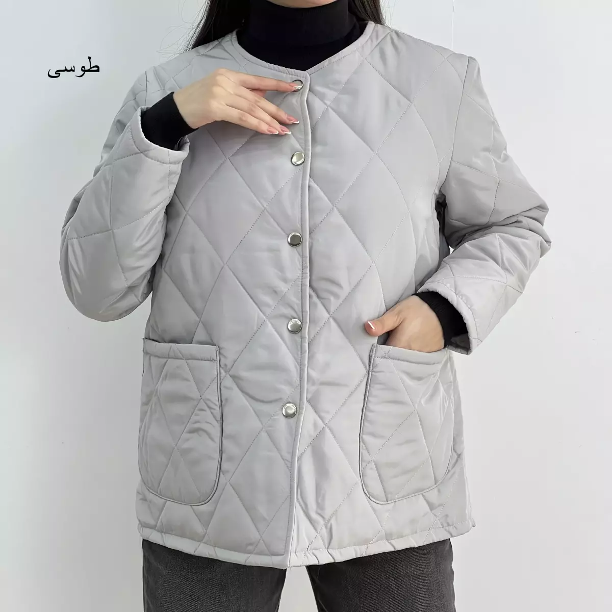 کاپشن طرح لوزی 1000990