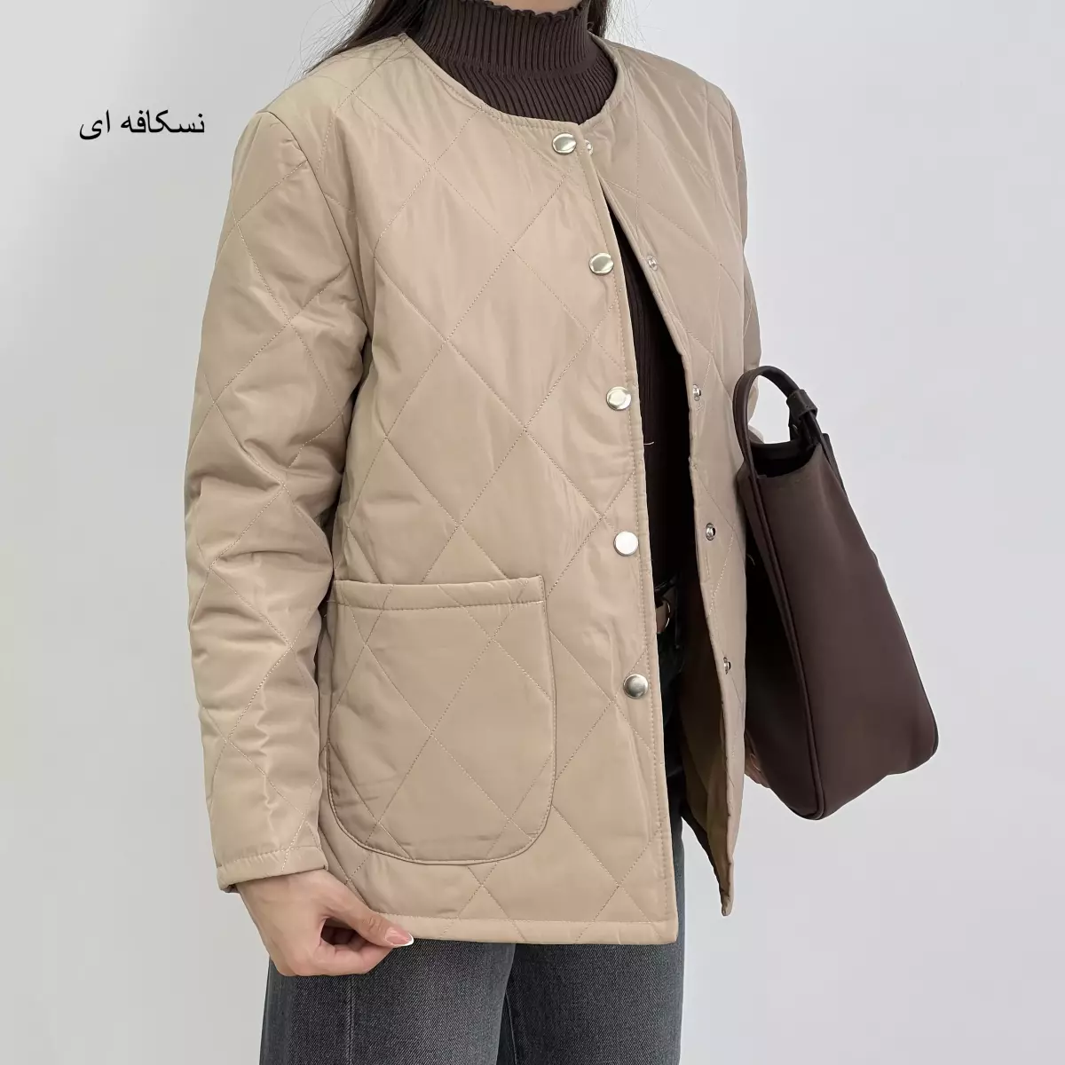 کاپشن طرح لوزی 1000990