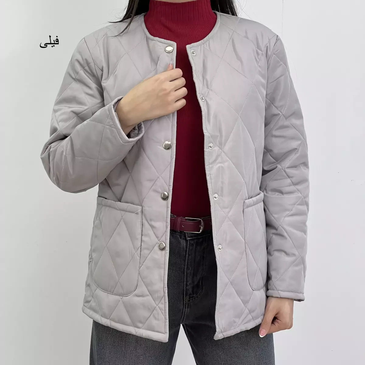 کاپشن طرح لوزی 1000990