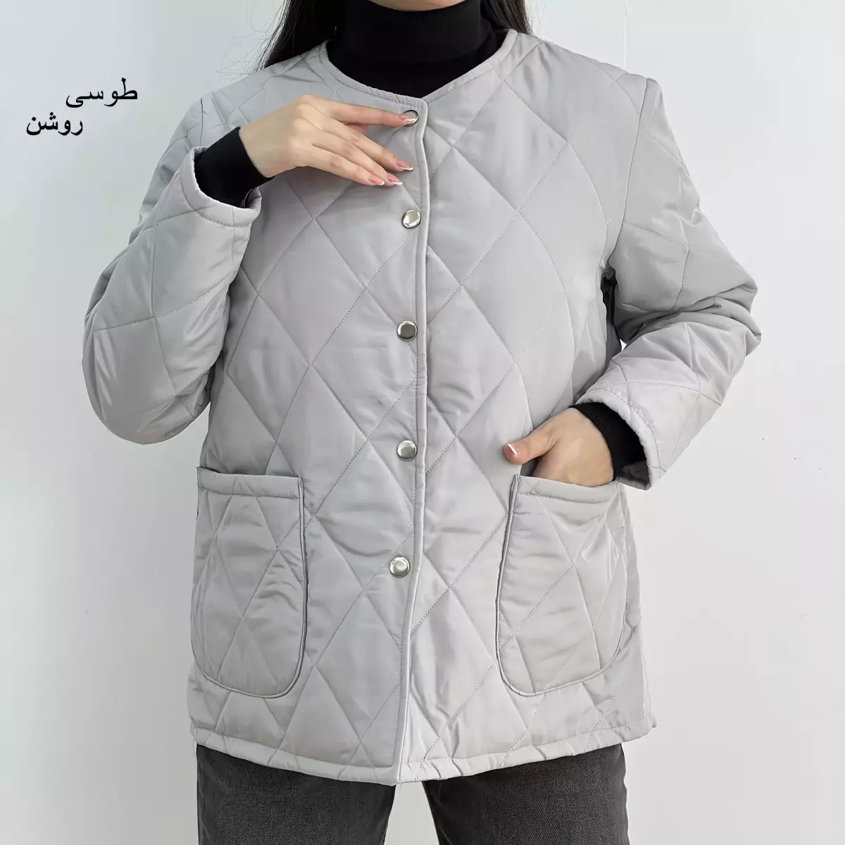 کاپشن طرح لوزی 1000990