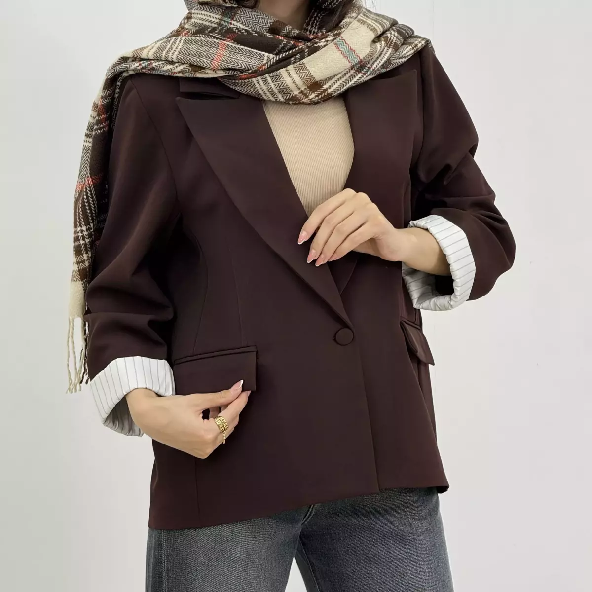 کت آستین راه راه 1007550