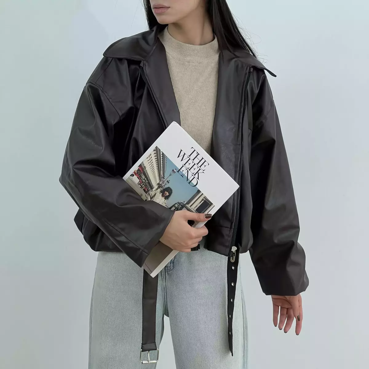 بامبر جکت چرم 1007579