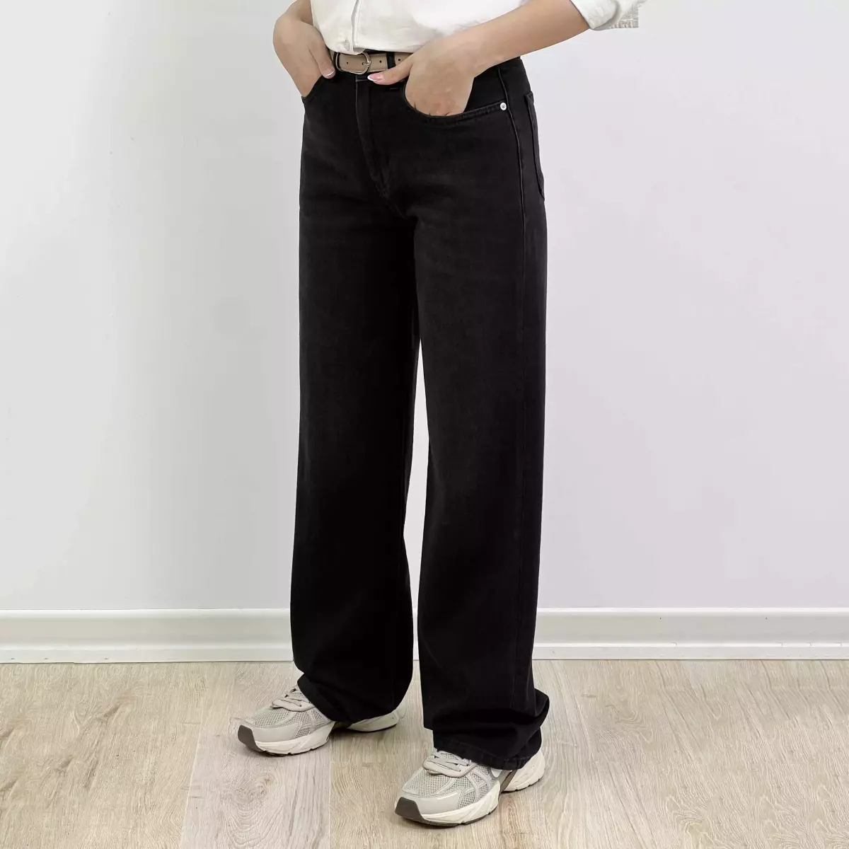 شلوار جین نیم بگ 1007588