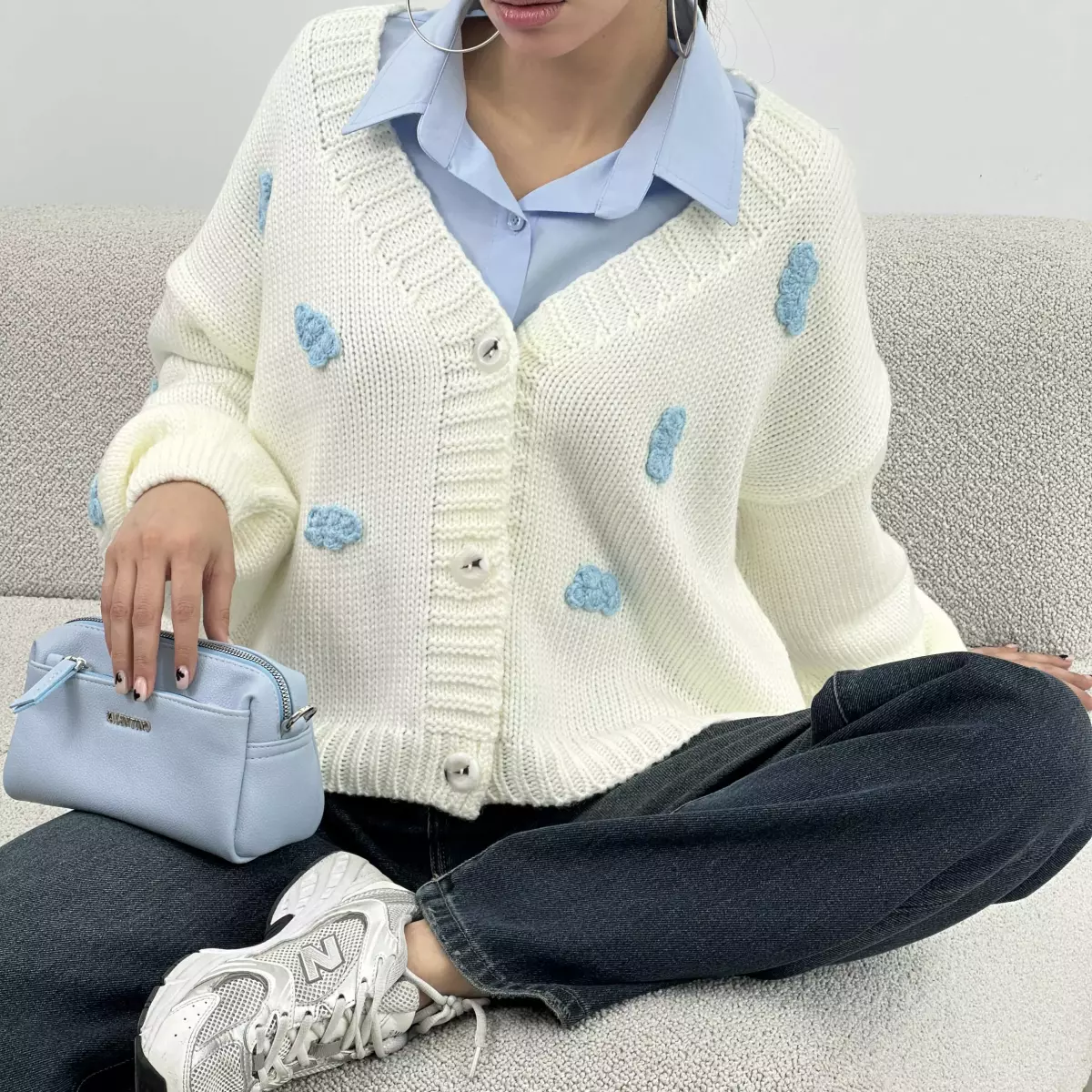 ژاکت بافت ابر 1007141