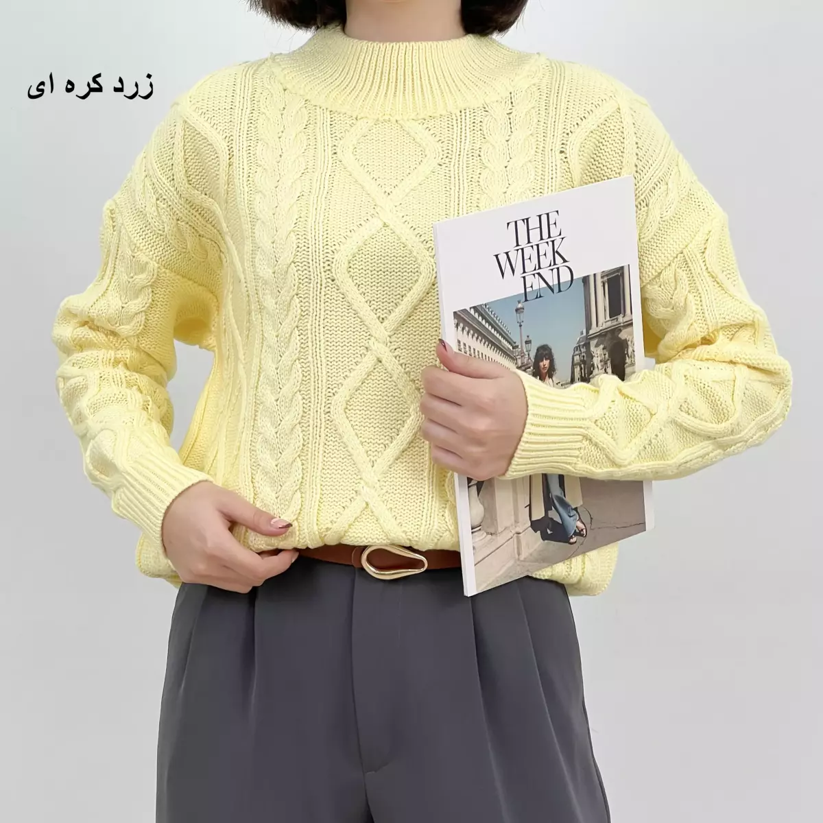 پلیور بافت لوزی 1007167