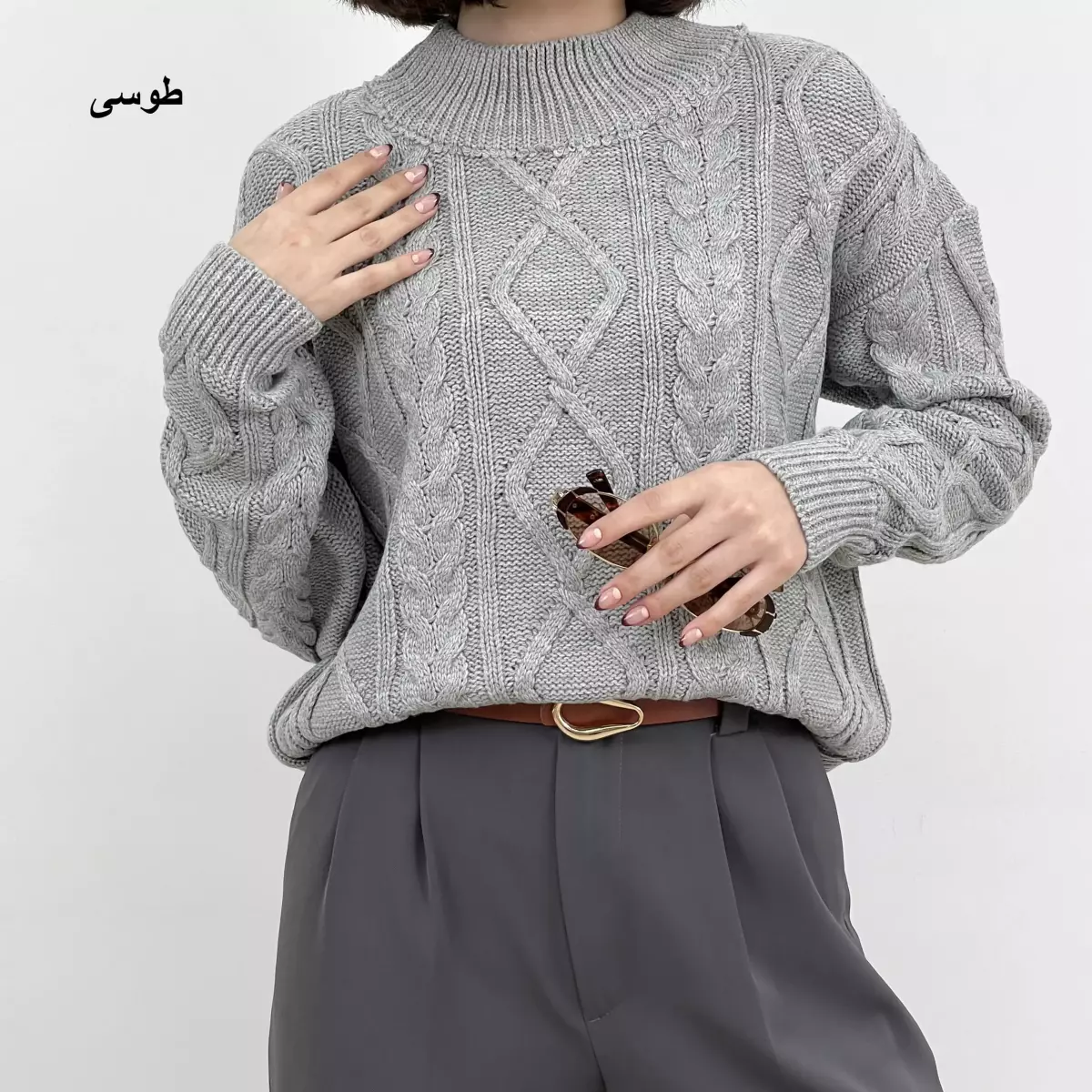 پلیور بافت لوزی 1007167