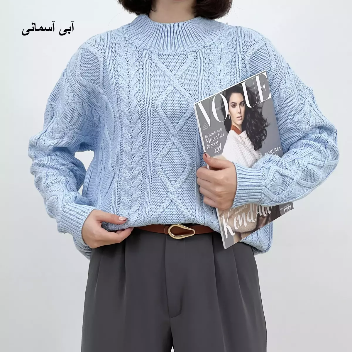 پلیور بافت لوزی 1007167