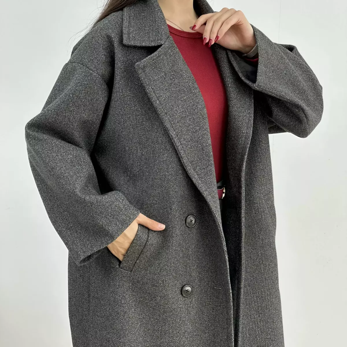 پالتو فوتر بلند 1007199