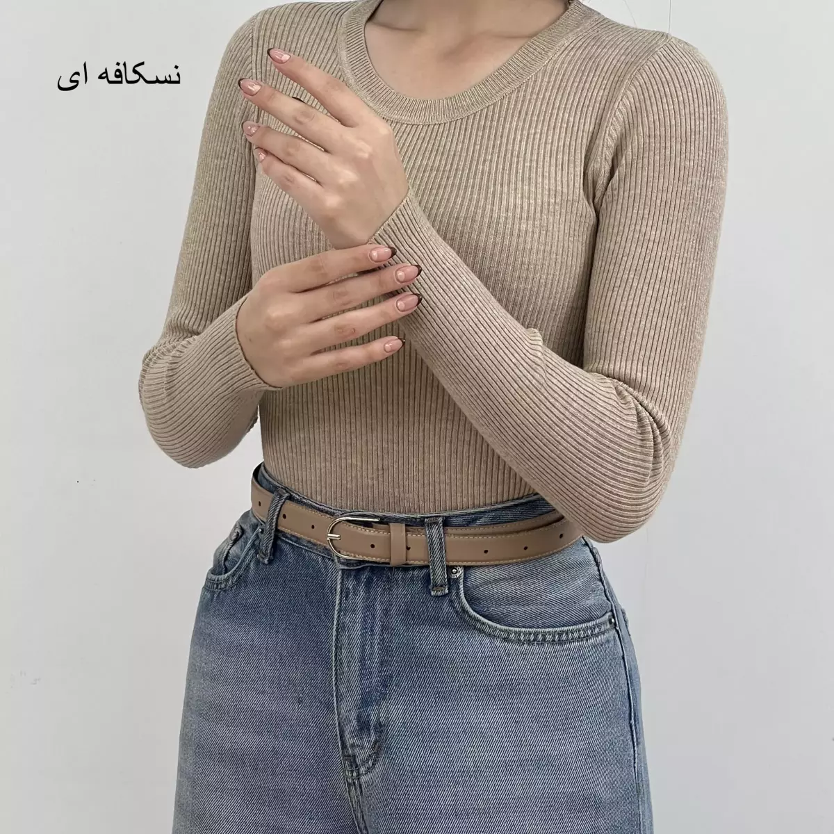 بافت یقه گرد 1007306