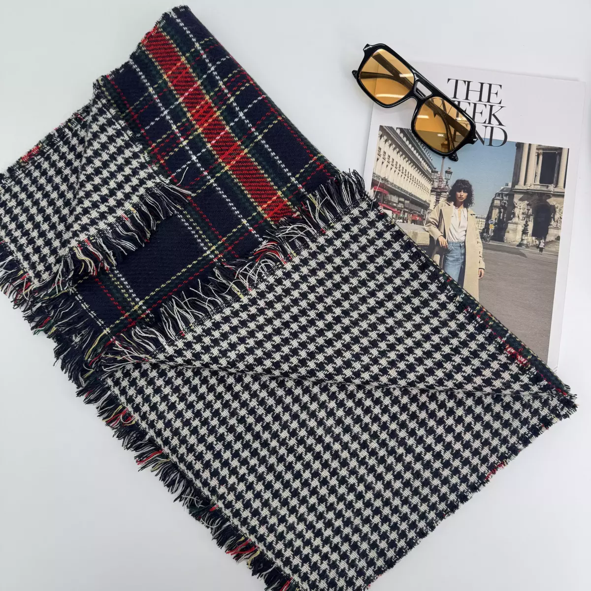 شال چهارخانه 1007342