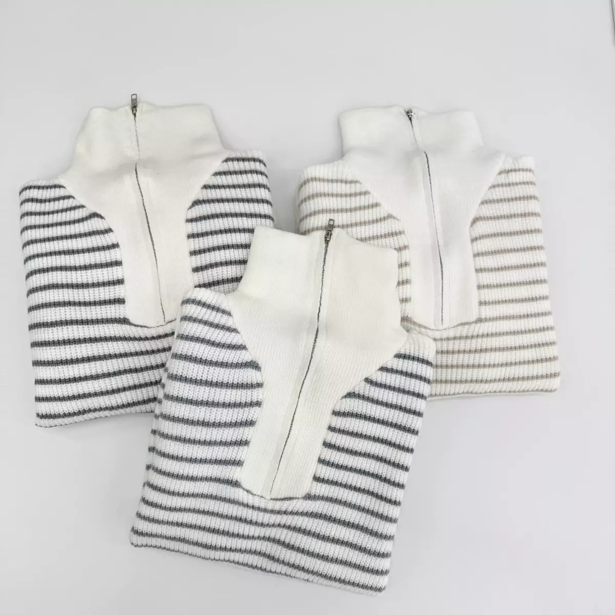 پلیور بافت نیم زیپ 1007351