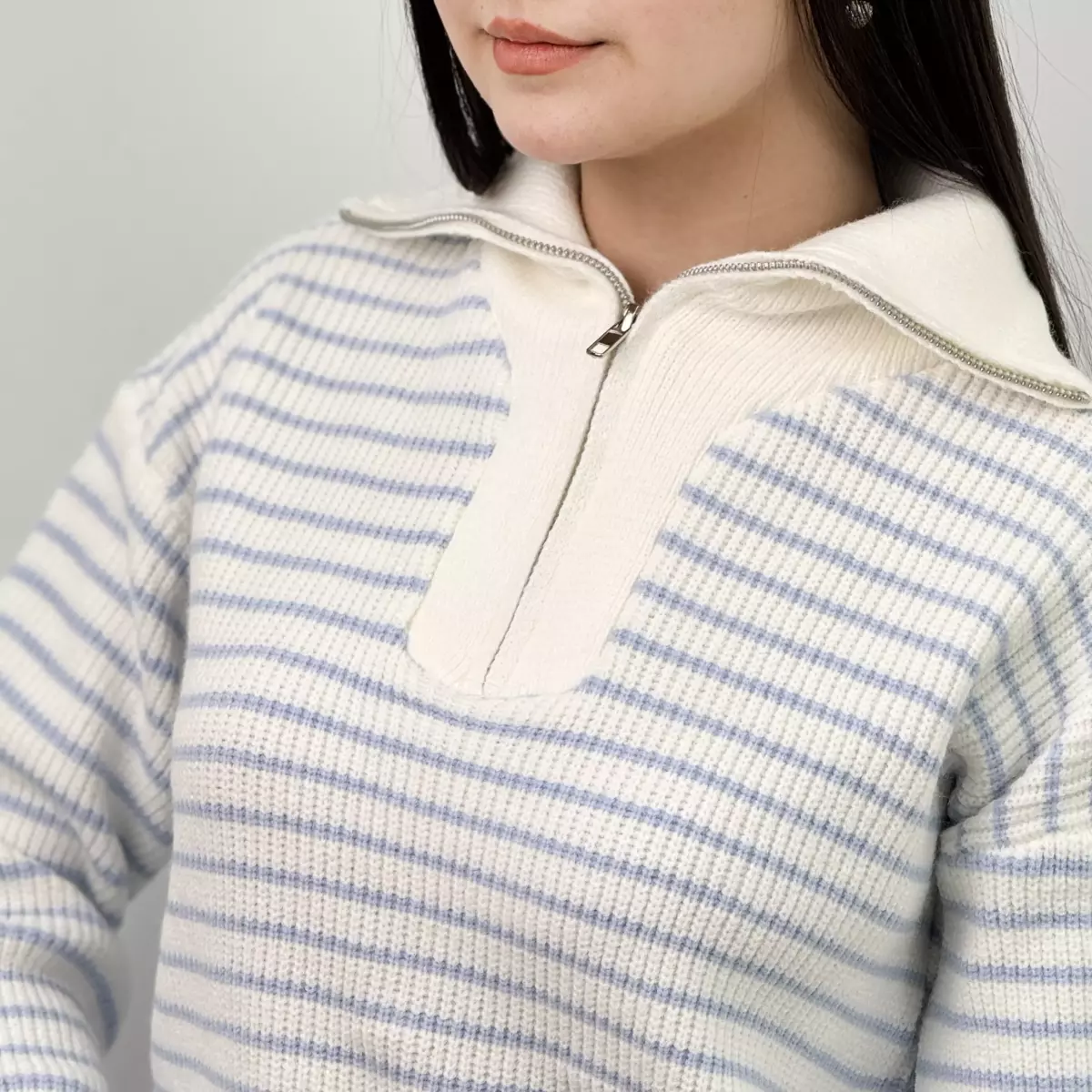 پلیور بافت نیم زیپ 1007351