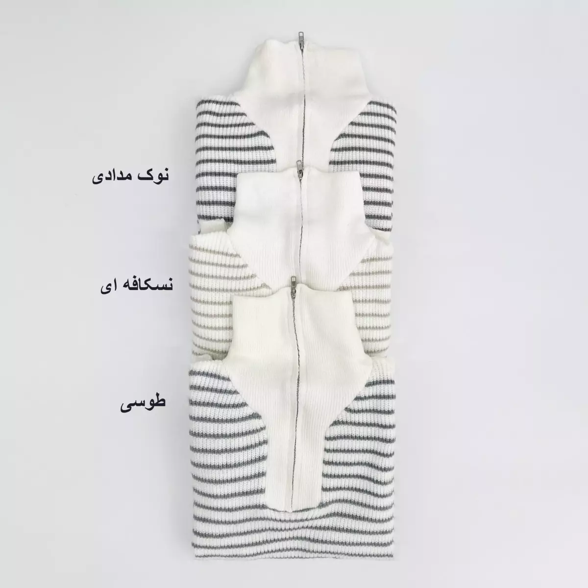 پلیور بافت نیم زیپ 1007351