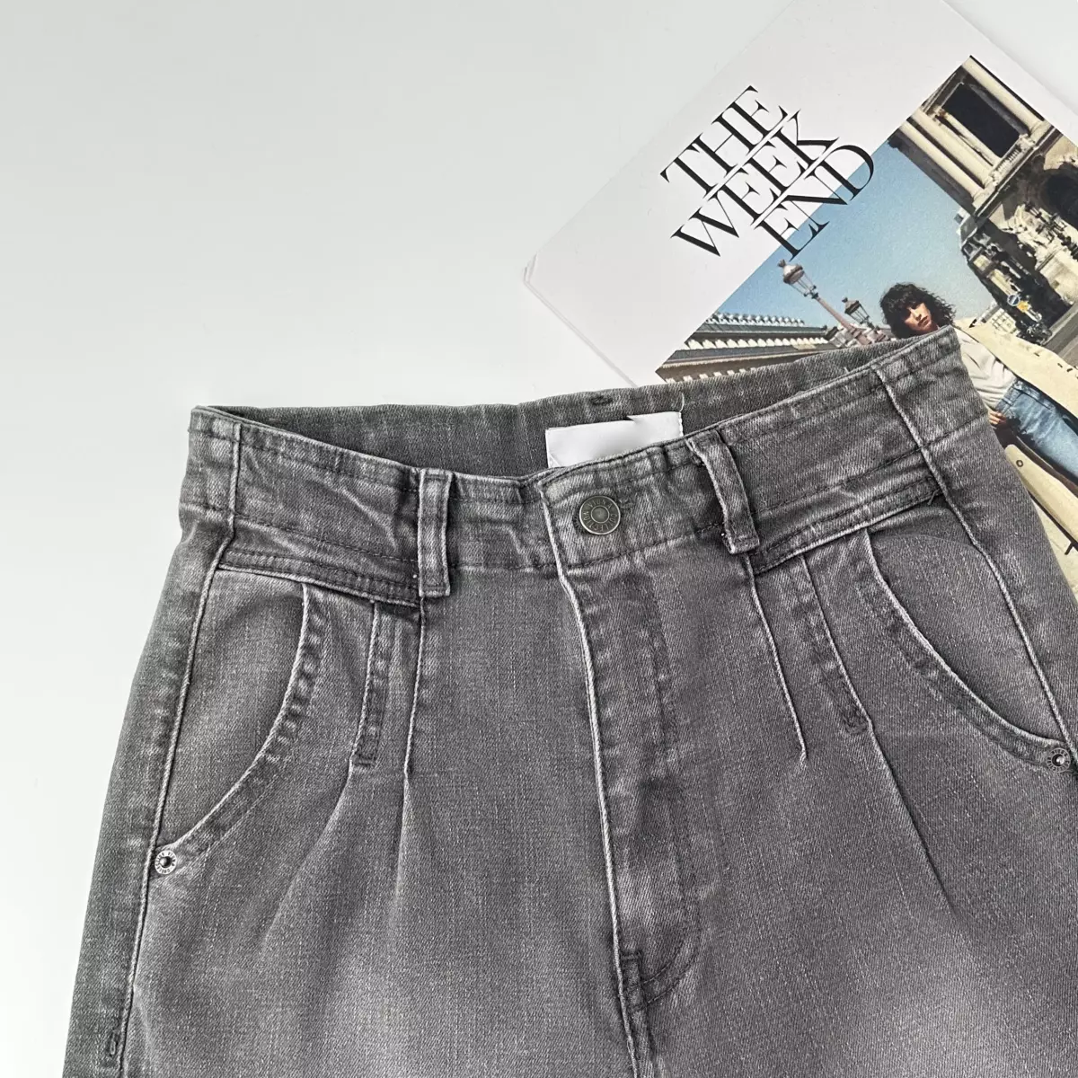 شلوارجین نیم بگ 1007388