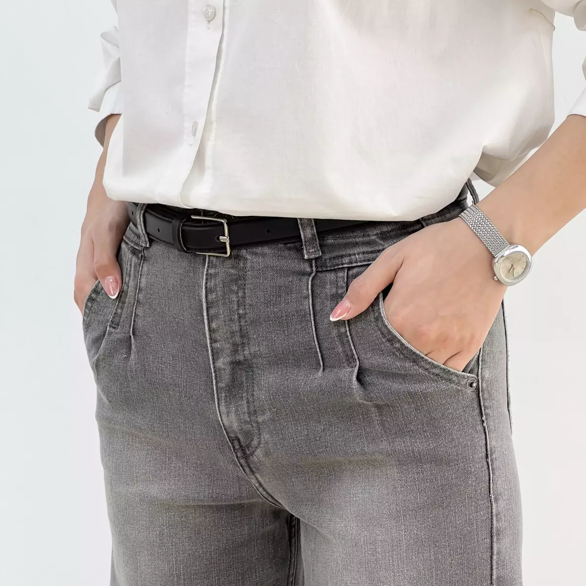 شلوارجین نیم بگ 1007388