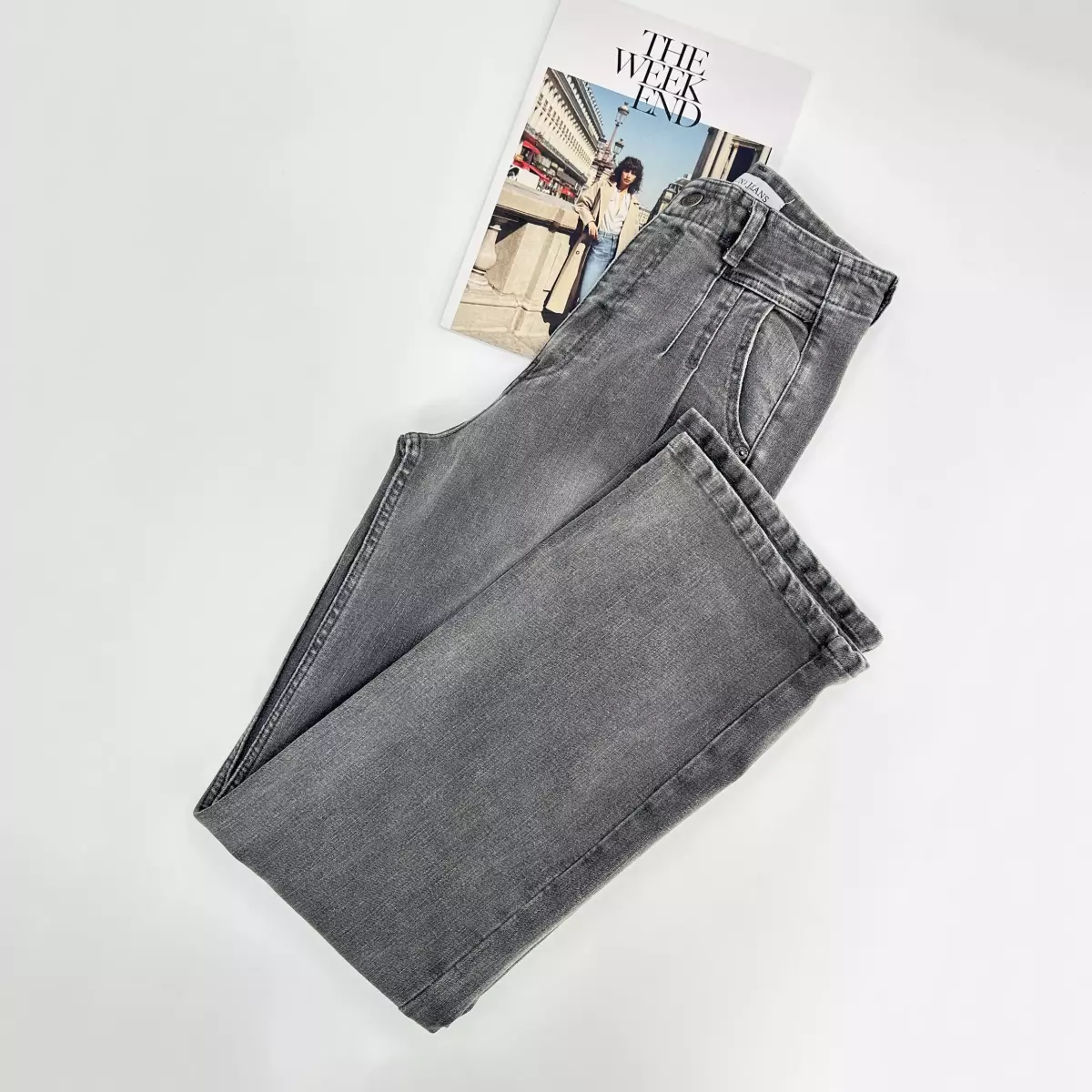 شلوارجین نیم بگ 1007388