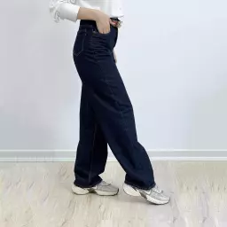 شلوار جین نیم بگ 1007402