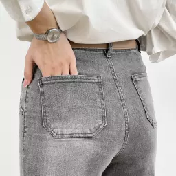 شلوارجین نیم بگ 1007435