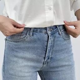 شلوار جین مام فیت 1007493