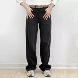 شلوار جین نیم بگ 1007505