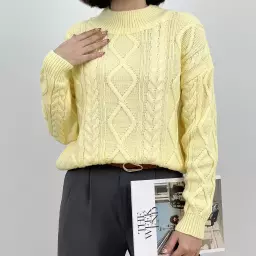 پلیور بافت لوزی 1007167