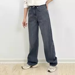 شلوار جین نیم بگ 1007213